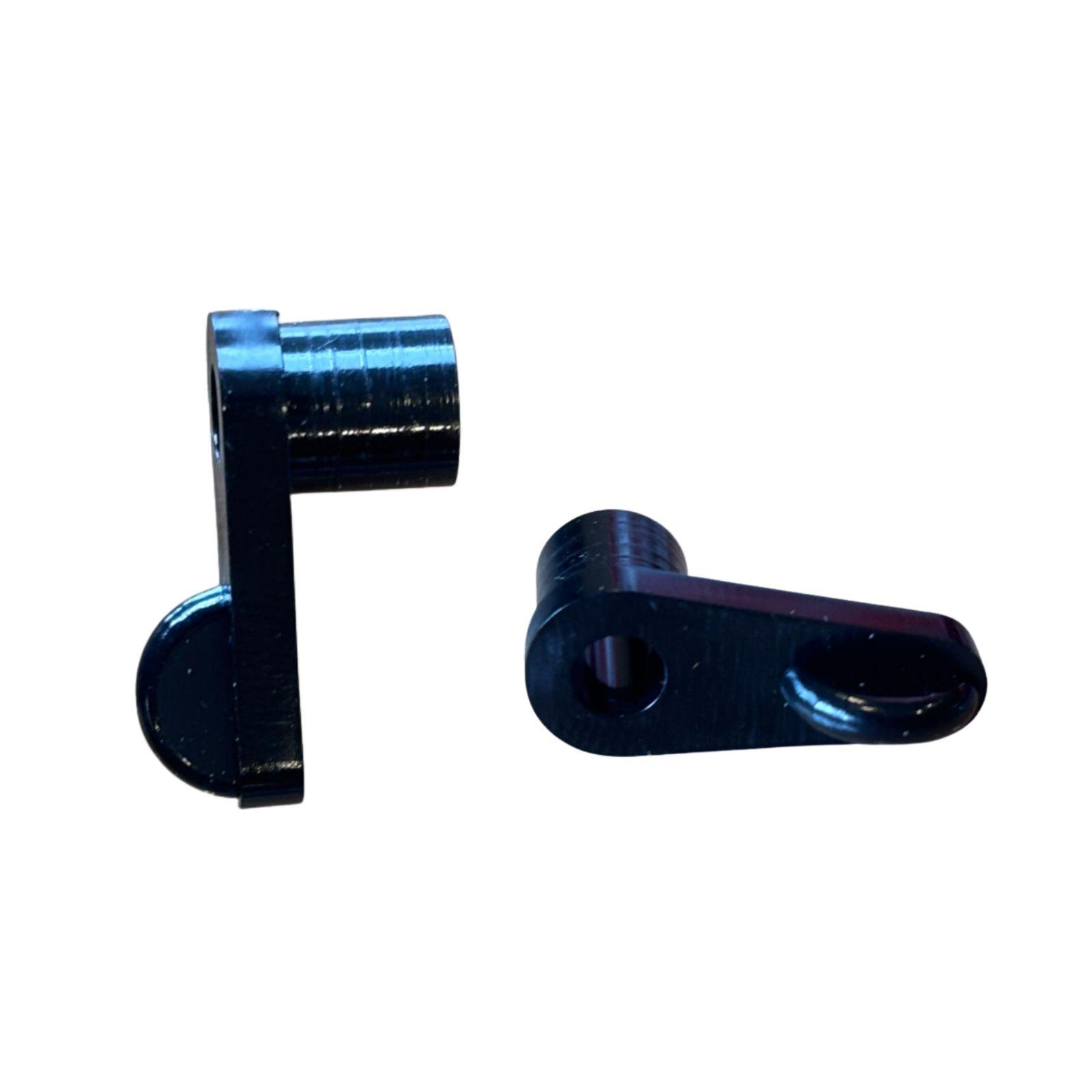 Flyscreen Swivel Clip 21x9mm Offset Black