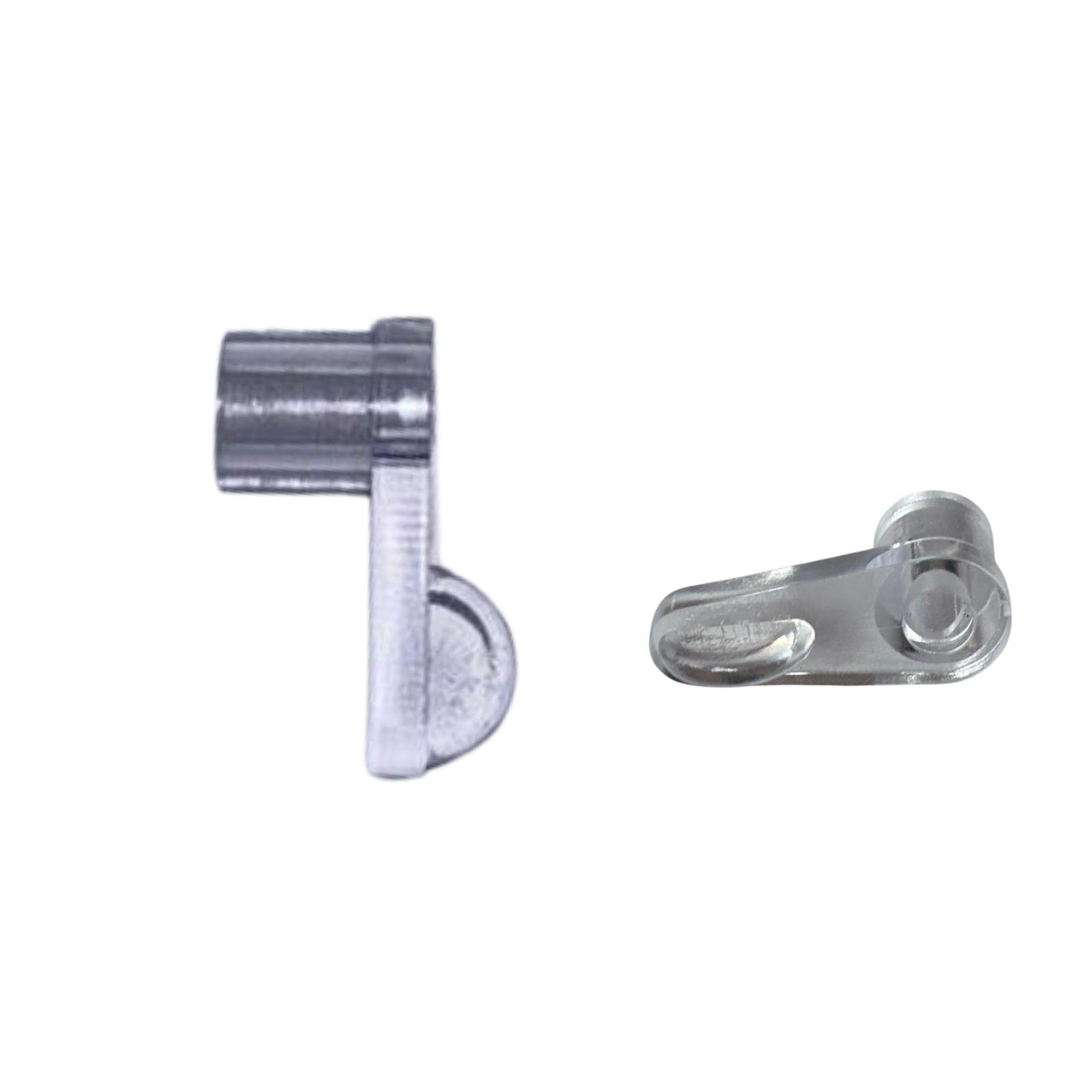 Flyscreen Swivel Clip 21x9mm Offset Clear