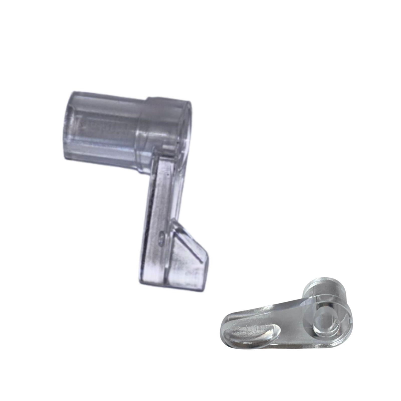 Flyscreen Swivel Clip 25x11mm Offset Clear