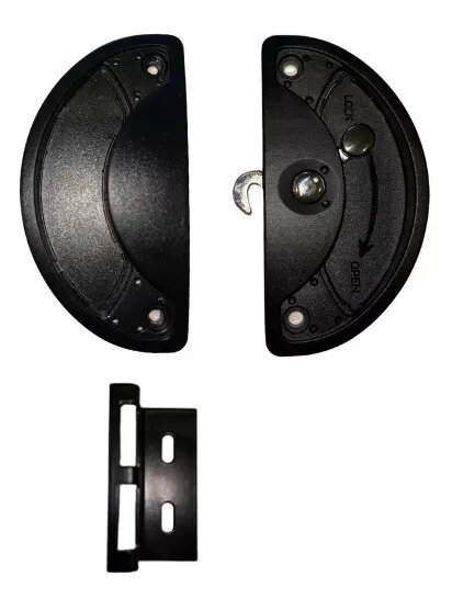 Fly Screen Door Latch Sliding Kit 3-Piece
