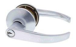 Carbine Ascot Entrance Set Disability Lever Brushed Satin Chrome