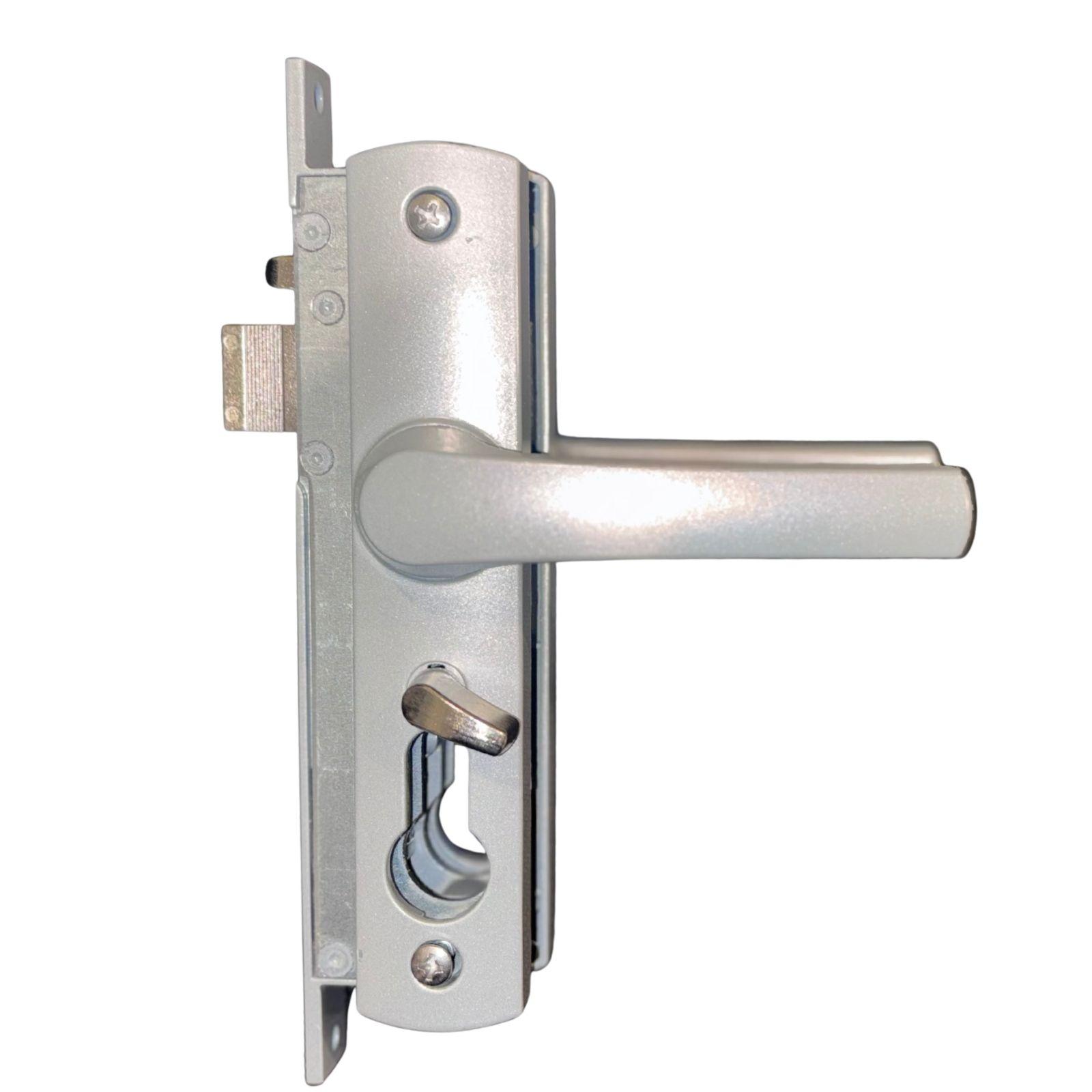 Security Screen Door Lock Hinged Silver Snib