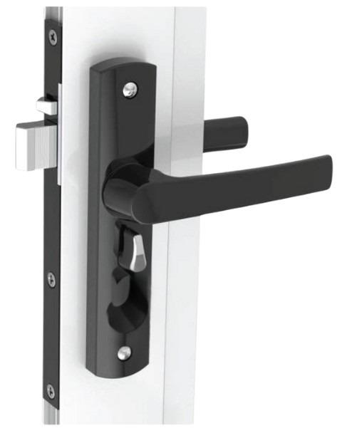 Security Screen Door Barrier Lock Hinged no Cylinder