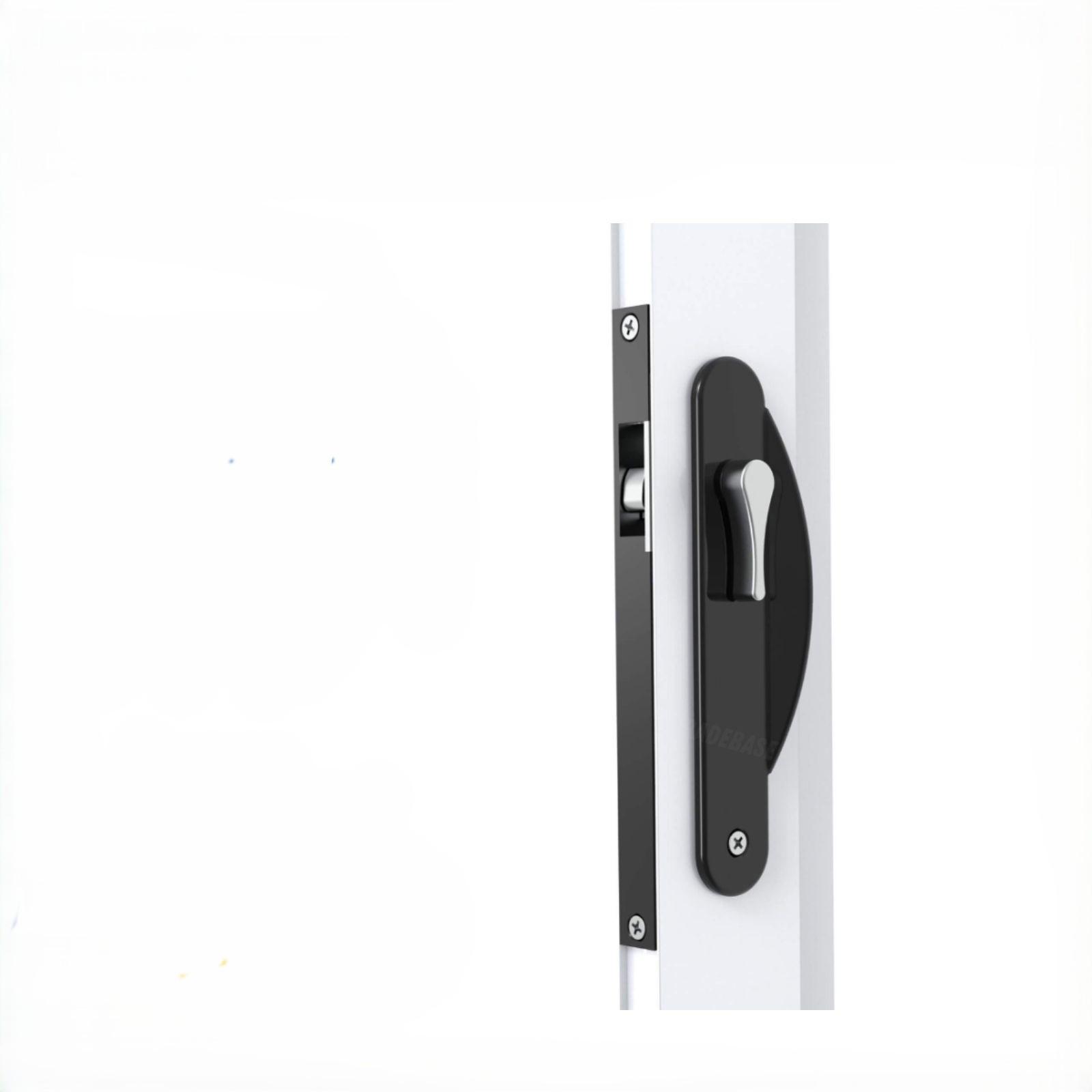 Sliding Security Barrier Door Latch Handle Non Locking
