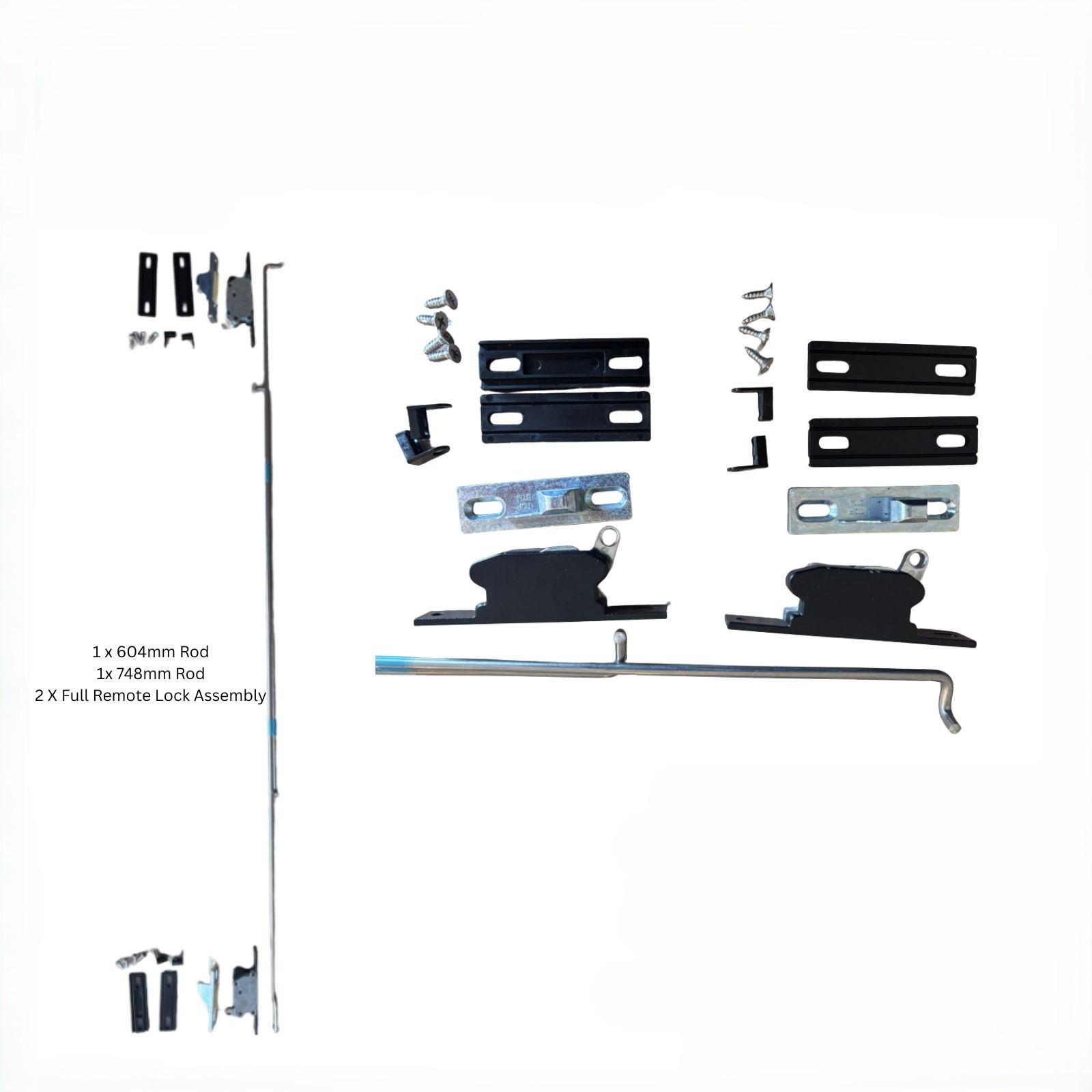 Security Door Tri 3 Point Locking High Kit