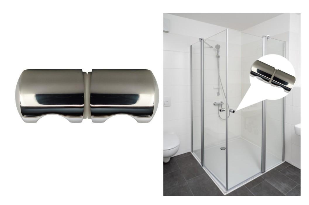 Glass Door Knob Bathroom Silver single