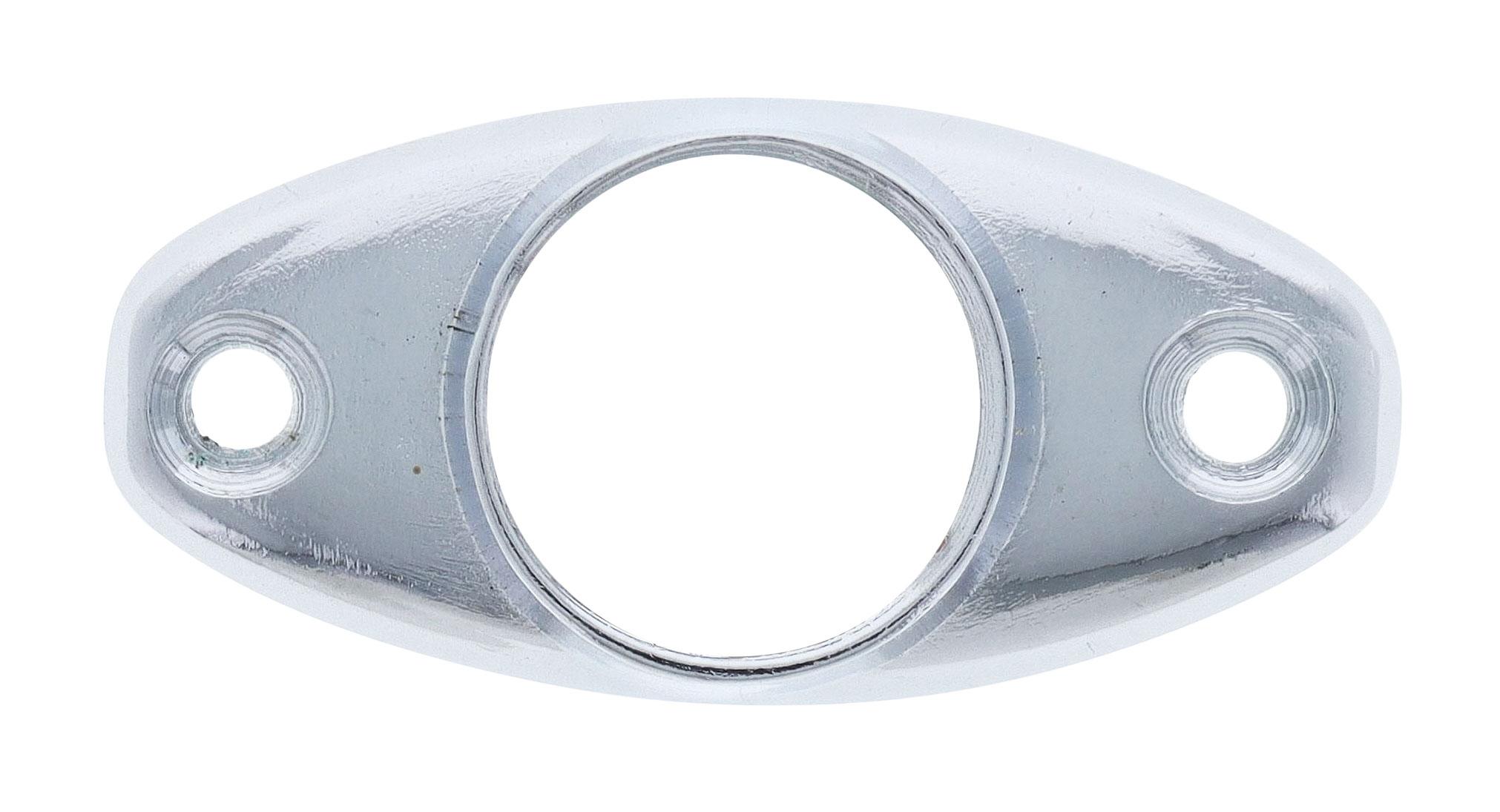 Oval base flange 19mm, ,
