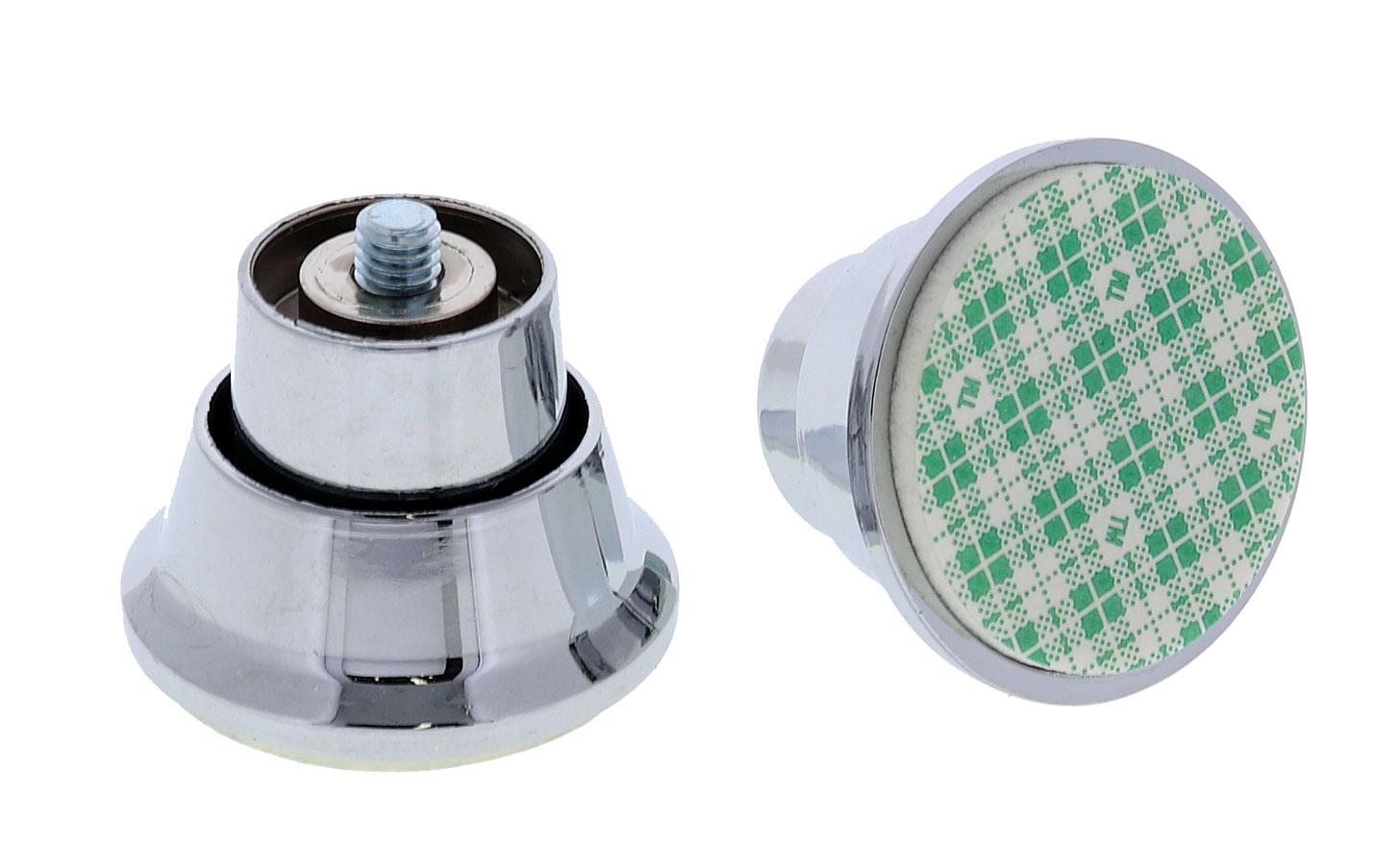 Adjustable Easyrail Fitting Suits 16mm-19mm Tube, Per Pair, Chrome Plated