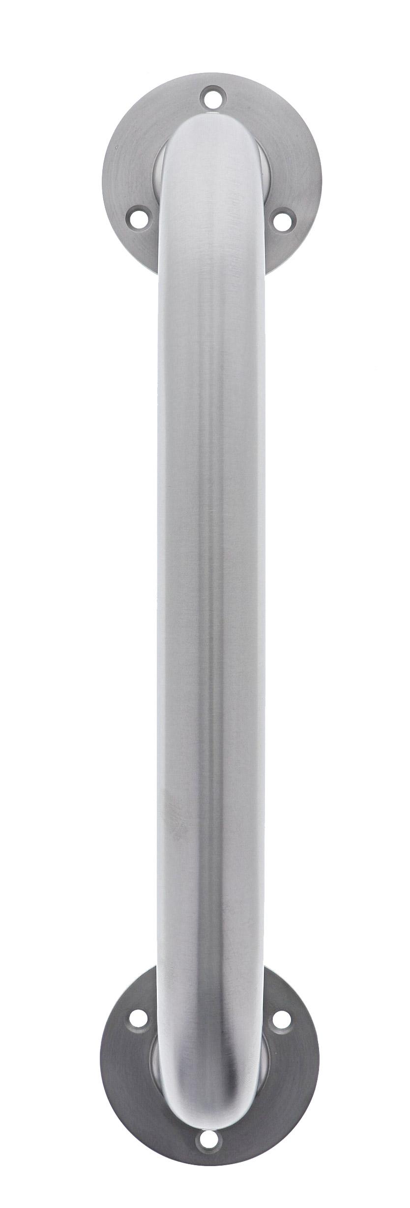 Exposed Fix Grab Rail, 25MM x 600MM, Brushed Stainless Steel