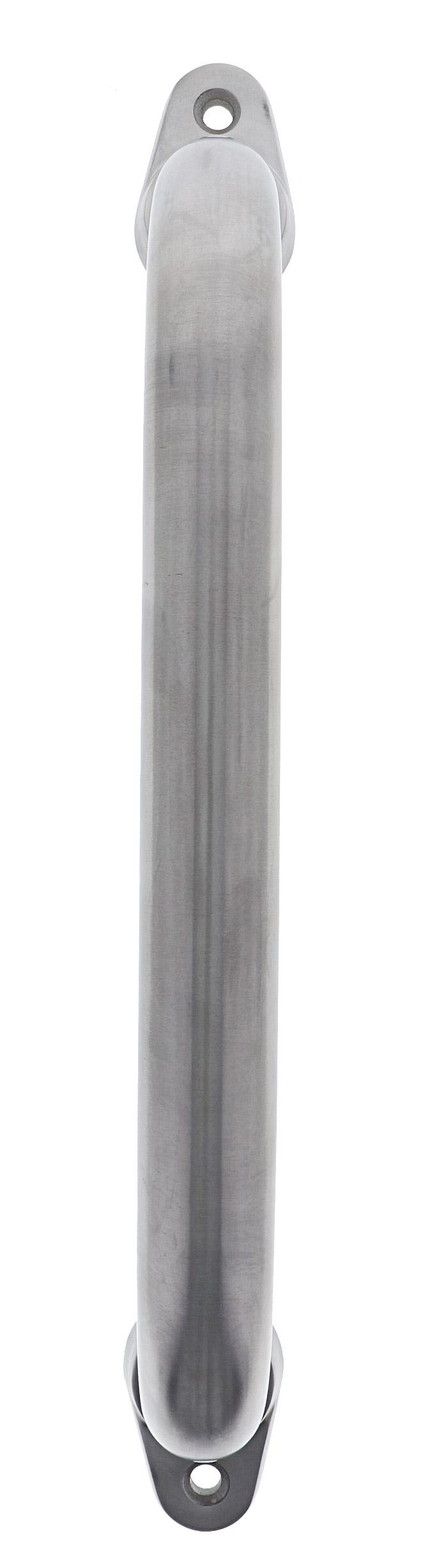 Single Hole Grab Rail, 32mm x 300mm, Raised flange, Brushed Stainless Steel