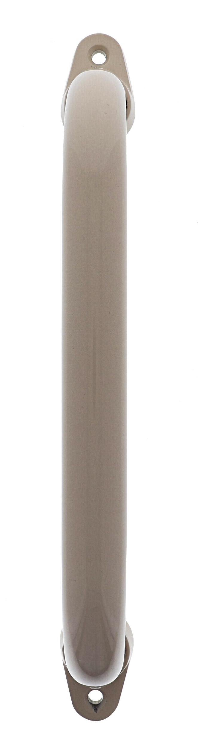 Single Hole Grab Rail, 32mm x 300mm, Raised flange, Almond Ivory
