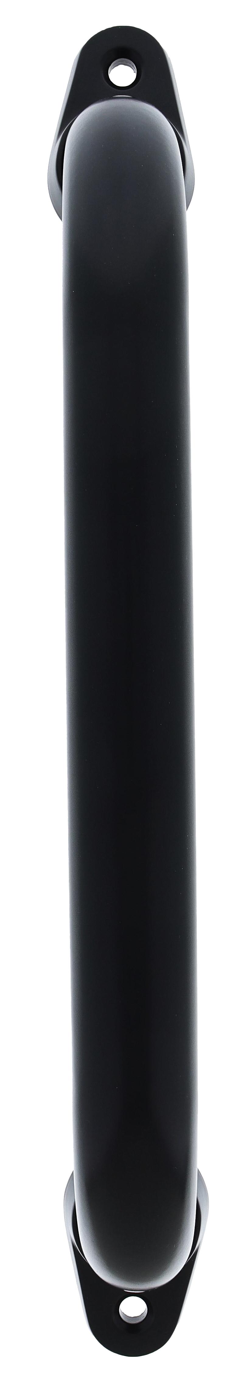 Single Hole Grab Rail, 32mm x 300mm, Raised flange, Matte Black