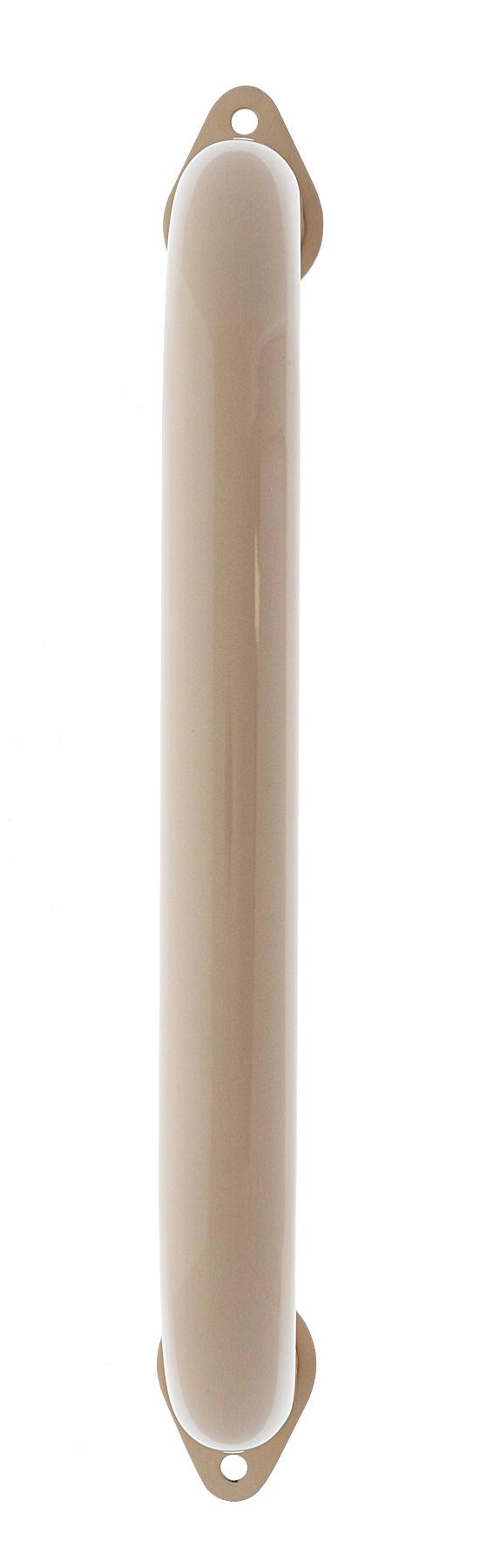 Single Hole Grab Rail, 32mm x 300mm, Flat Flange, Almond Ivory