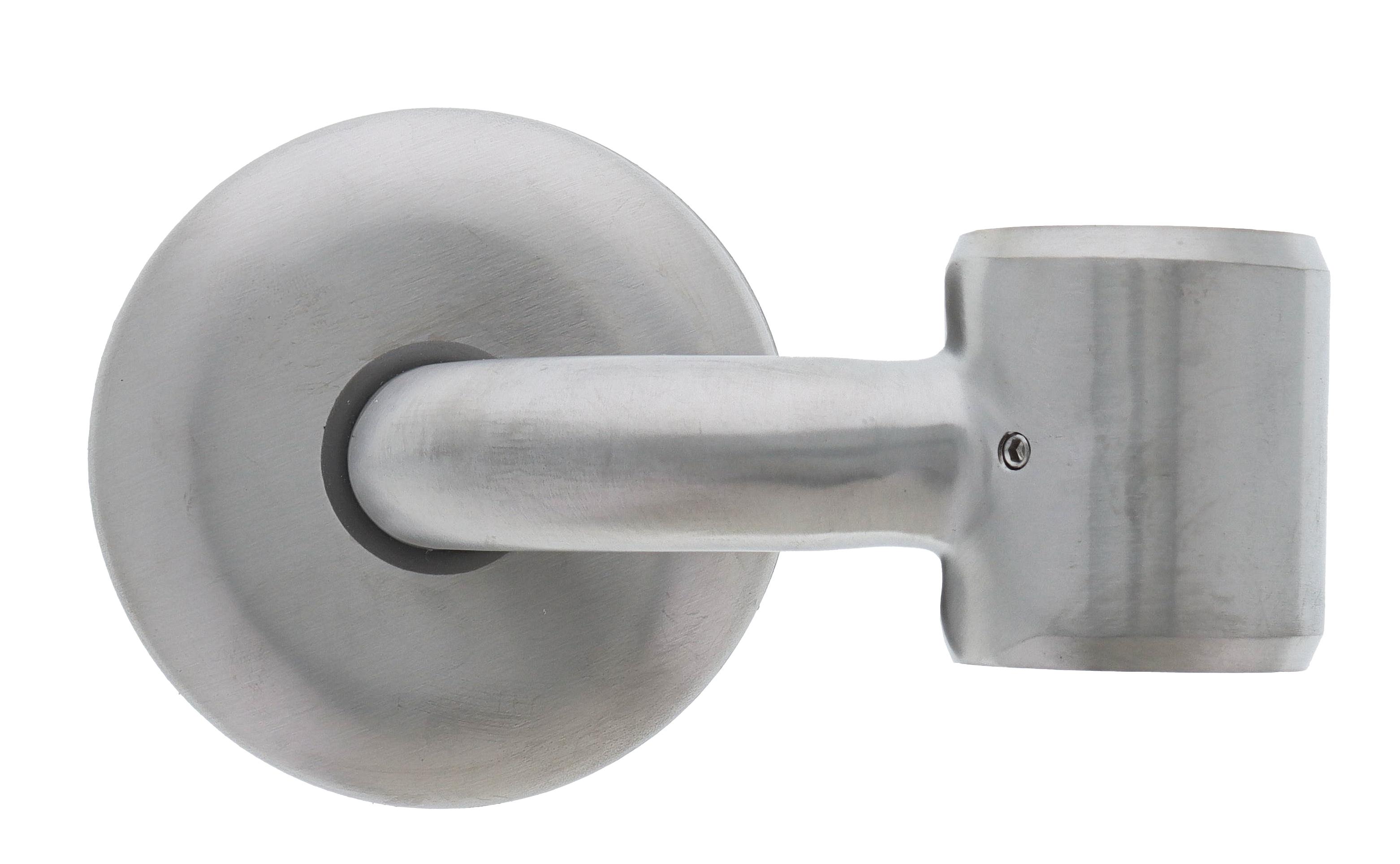 Steri-Gard Spare 32MM bracket round concealed with grub screw fixing Brushed stainless steel