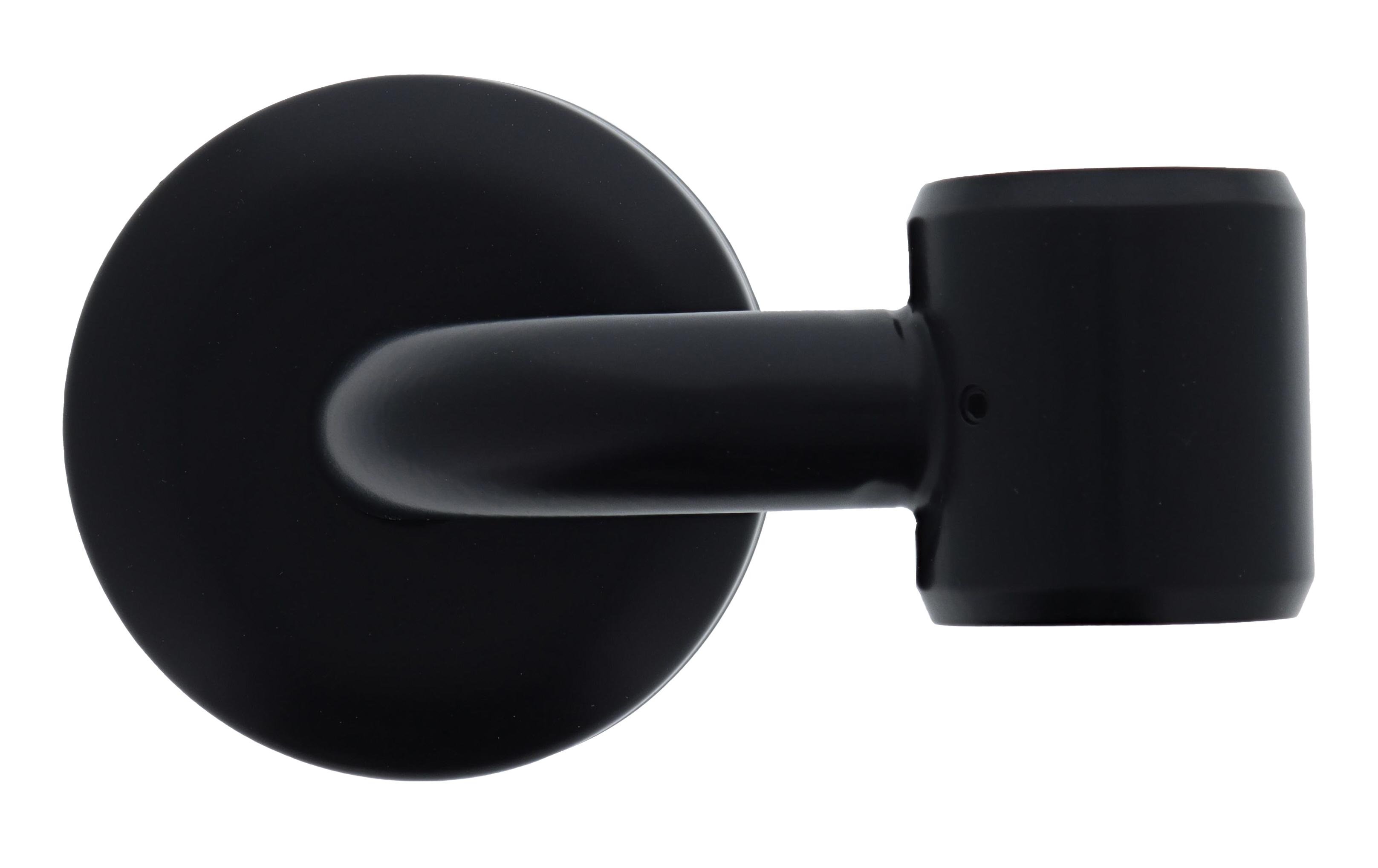 Spare 32MM bracket round concealed with grub screw fixing matte black