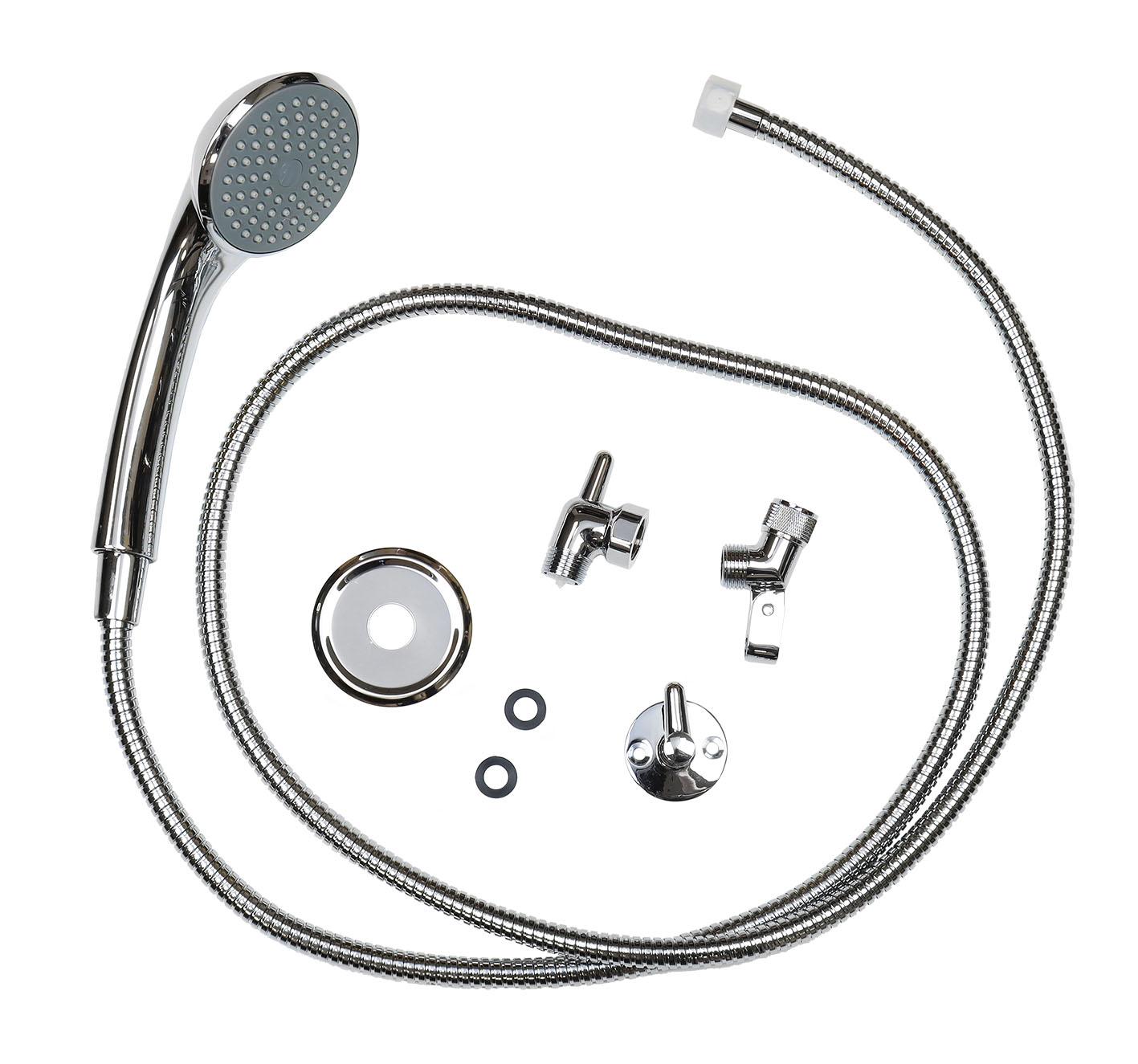 Hand Shower Kit Pin Fitting, 1500MM Conical hose with HS071 piece