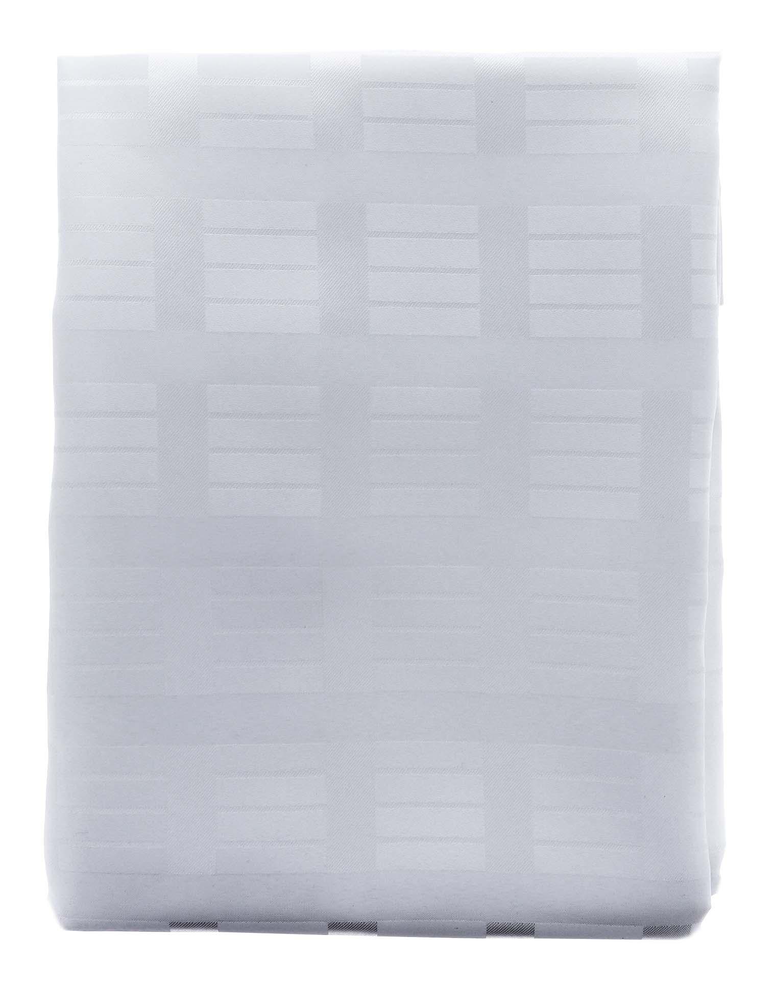 Shower Curtain, Drop 1800MM, Width 1000MM, Weighted 100% polyester, White