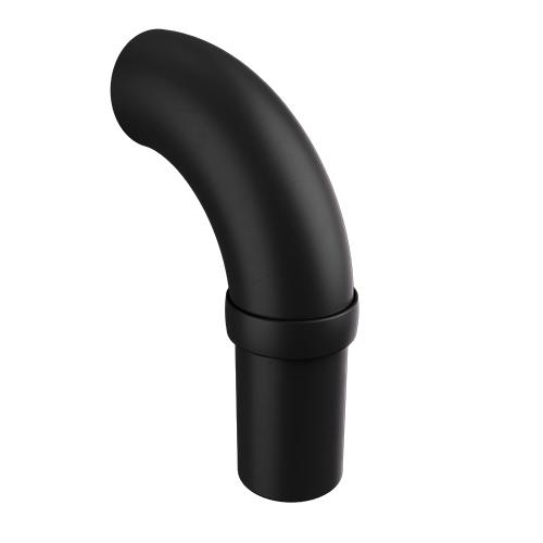 Ritefit Rail 38mm Modular System 90 degree rail end with collar Matte Black