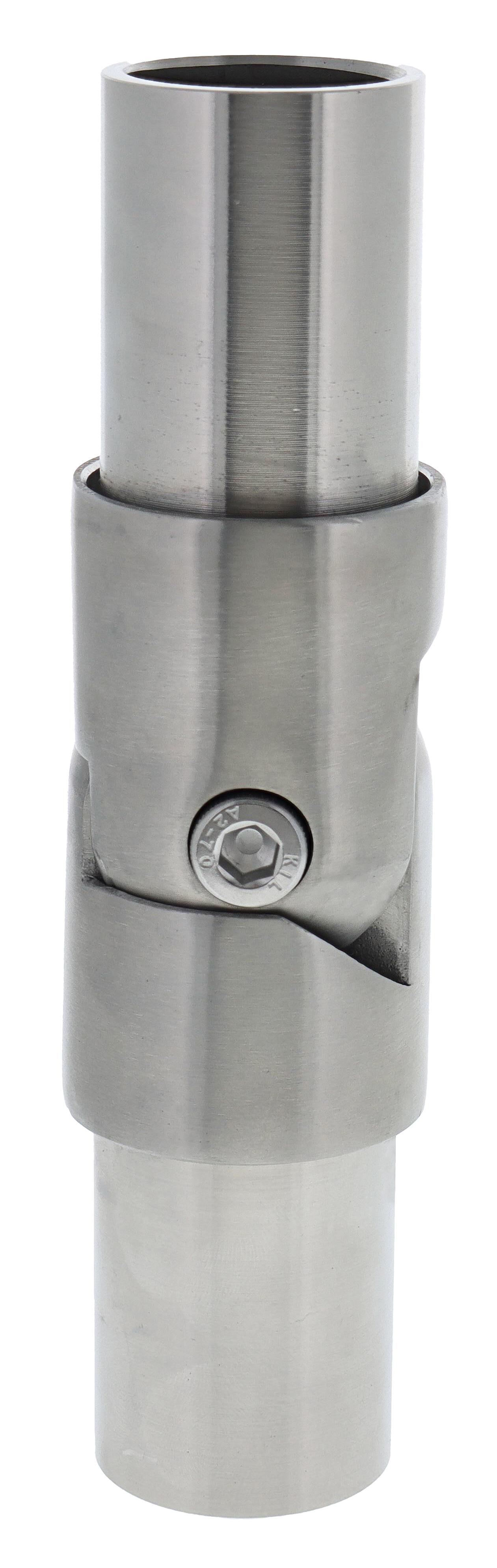 Ritefit Rail 38mm Modular System Adjustable joining piece 90 - 180 degrees Rivet or glue fix Brushed Stainless Steel