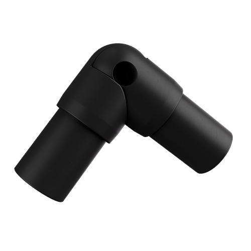 Ritefit Rail 38mm Modular System Adjustable joining piece 90 - 180 degrees Rivet or glue fix Matte Black