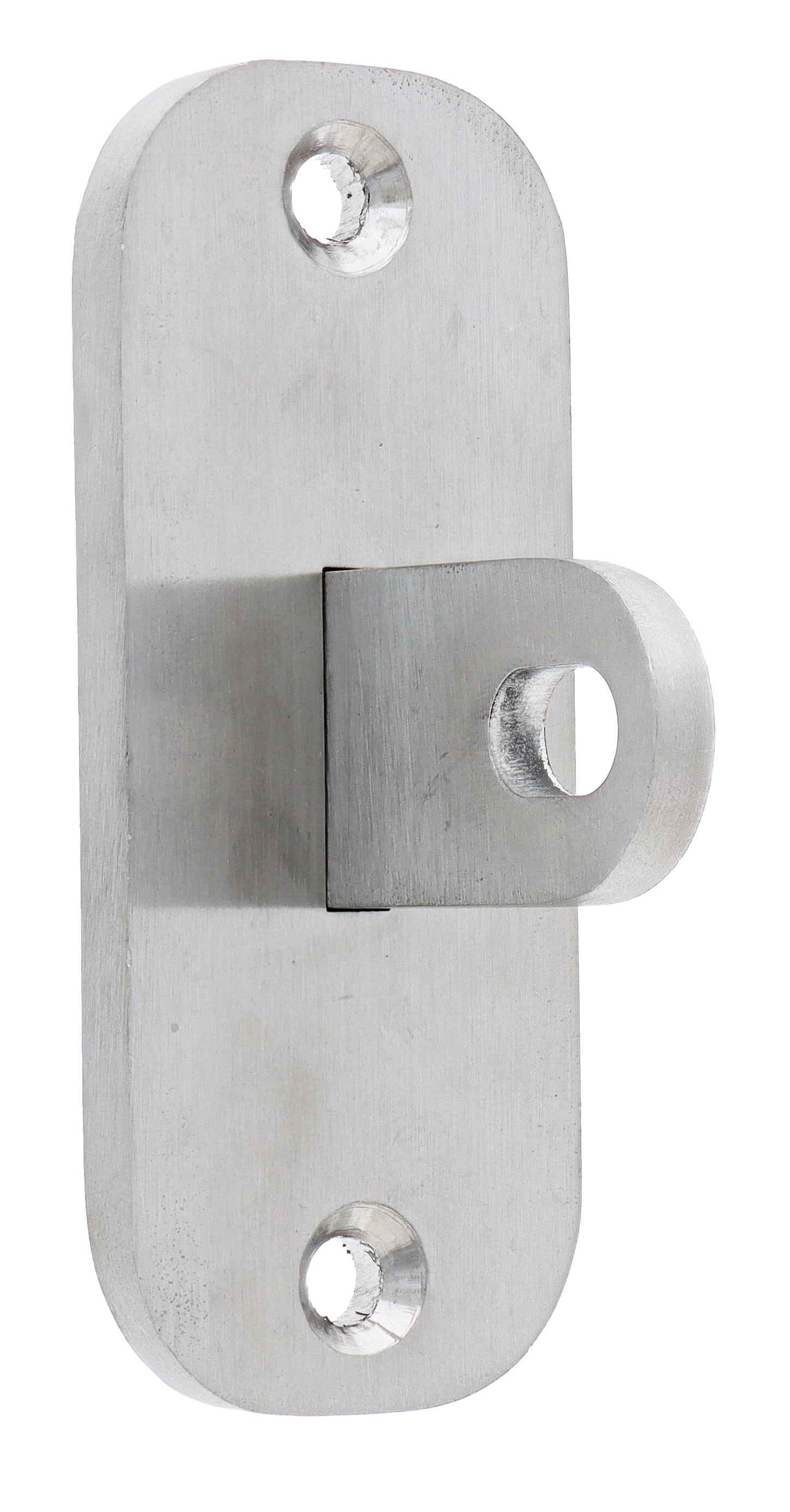 Ritefit Rail 38mm Modular System Architrave bracket 100mm x 40mm Brushed Stainless Steel