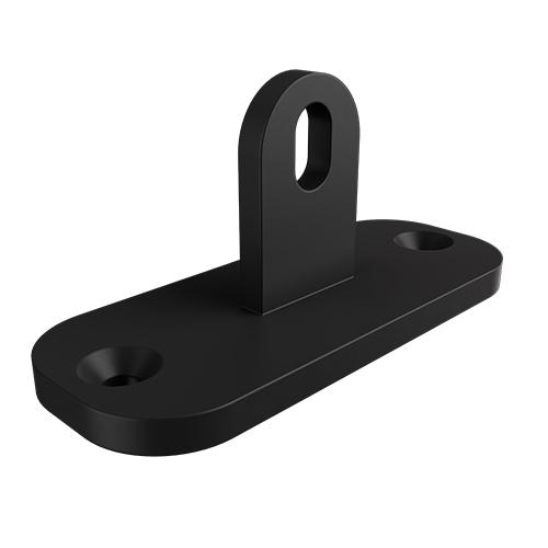 Ritefit Rail 38mm Modular System Architrave bracket 100mm x 40mm Matte Black