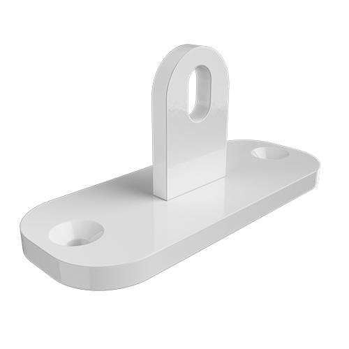Ritefit Rail 38mm Modular System Architrave bracket 100mm x 40mm White