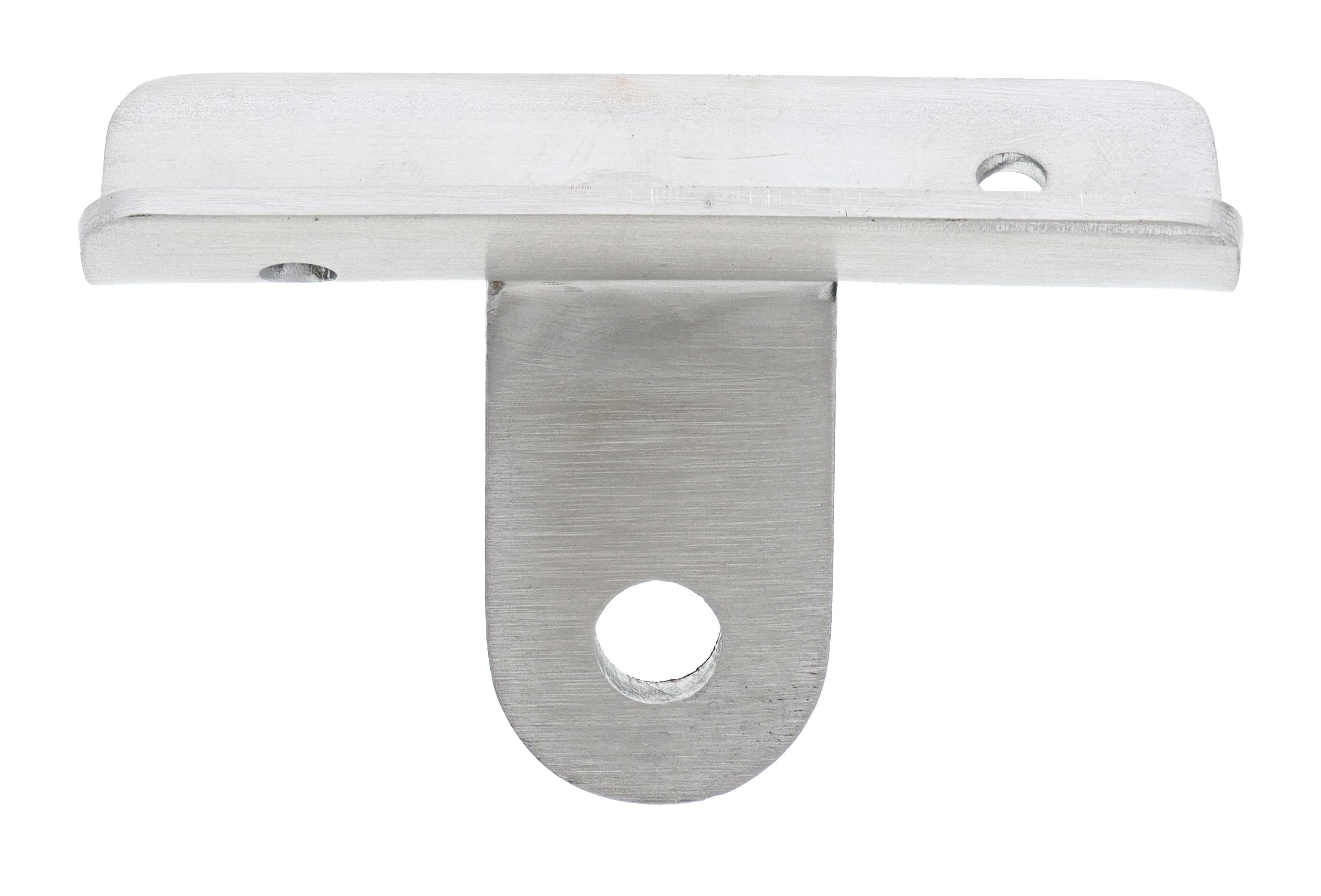 Ritefit Rail 38mm Modular System Horizontal rail bracket adaptor Brushed Stainless Steel
