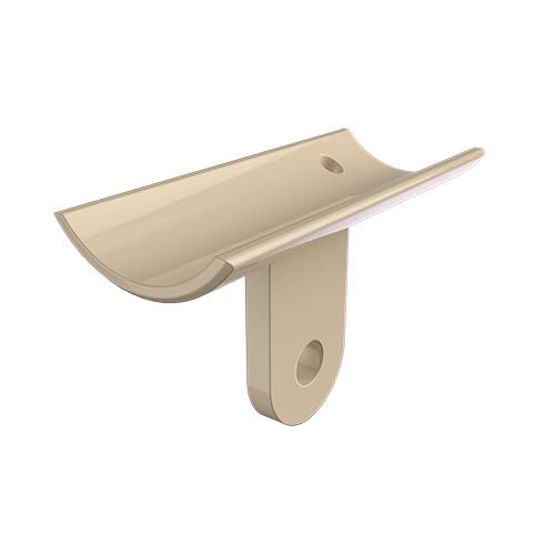 Ritefit Rail 38mm Modular System Horizontal rail bracket adaptor Almond Ivory
