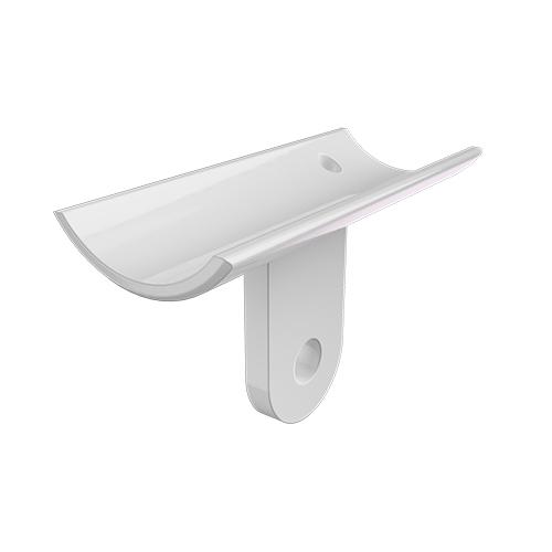 Ritefit Rail 38mm Modular System Horizontal rail support bracket adaptor White