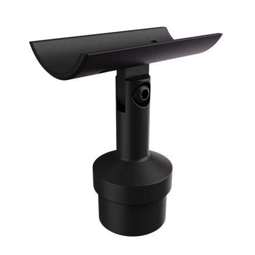 Ritefit Rail 38mm Modular System Horizontal rail support bracket with vertical insert plug adaptor Matte Black