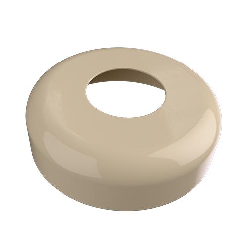 Ritefit Rail 38mm Modular System Extended depth cover flange for 100mm flange Almond Ivory