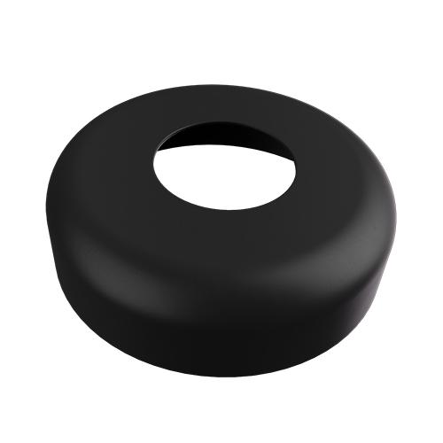 Ritefit Rail 38mm Modular System Extended depth cover flange for 100mm flange Matte Black