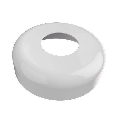 Ritefit Rail 38mm Modular System Extended depth cover flange for 100mm flange White