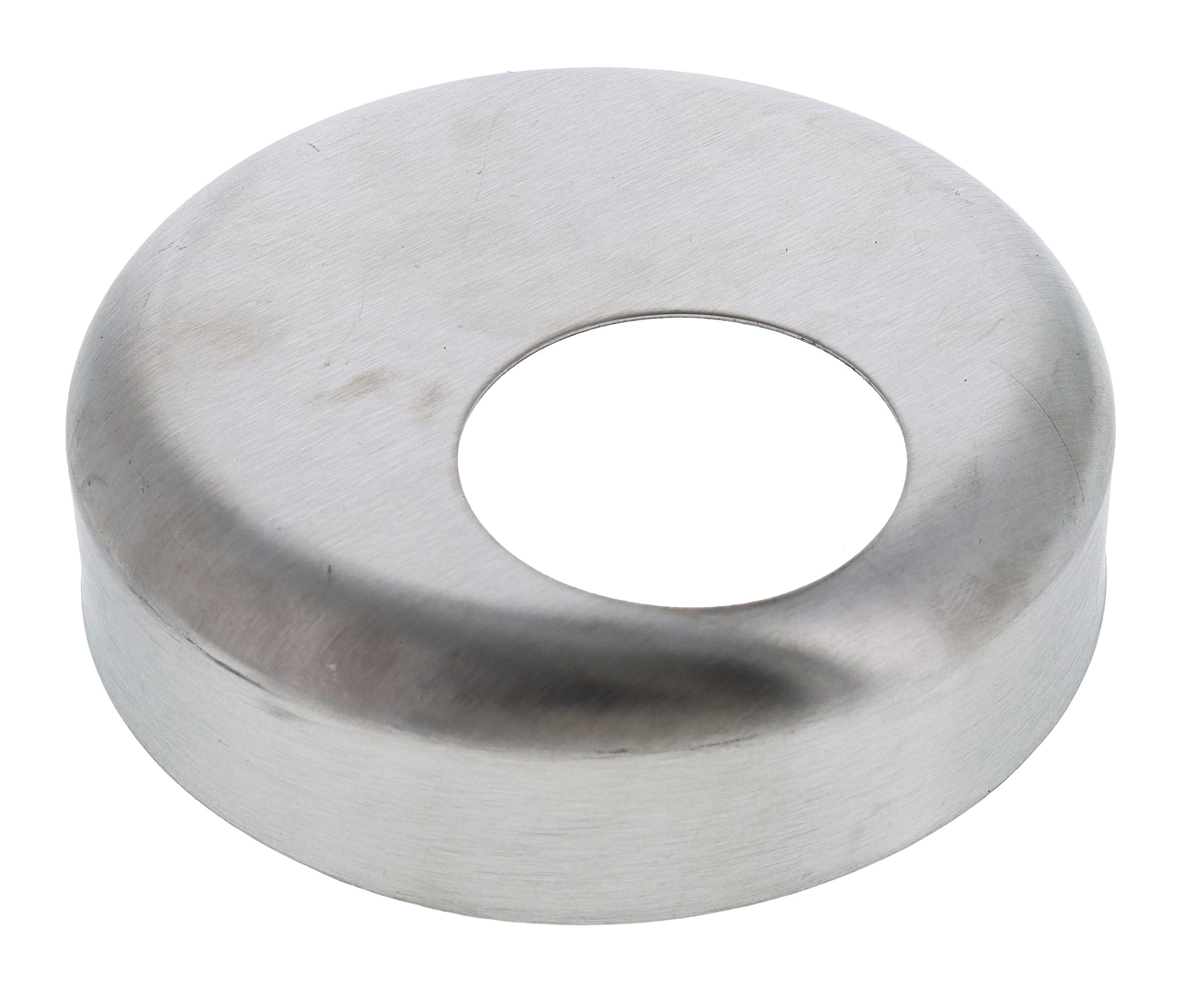 Ritefit Rail 38mm Modular System Extended depth cover flange offset leg model, for 100mm flange Brushed Stainless Steel