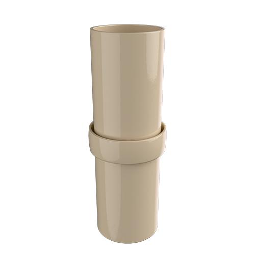 Ritefit Rail 38mm Modular System Joiner 38mm insert model with one dress ring Almond Ivory
