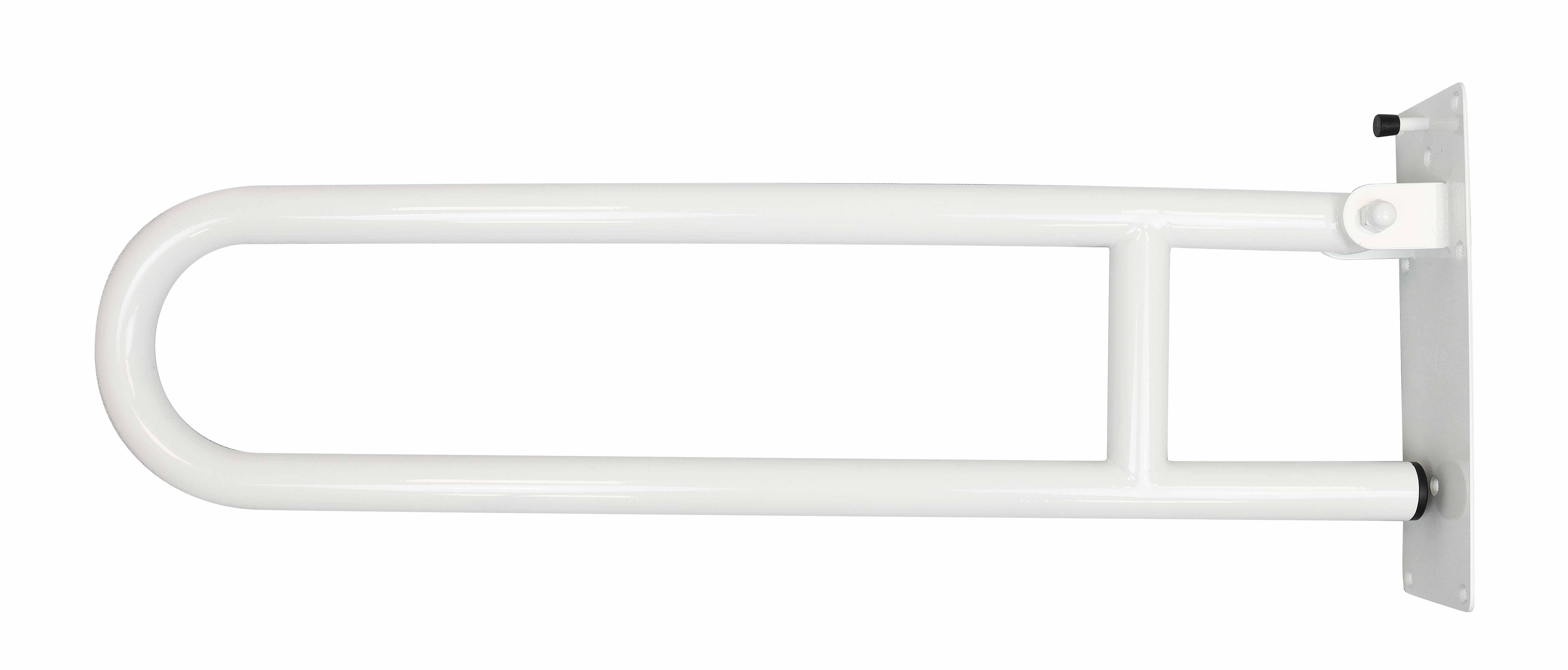 Drop down grab rail, 35mm diameter x 800mm, white