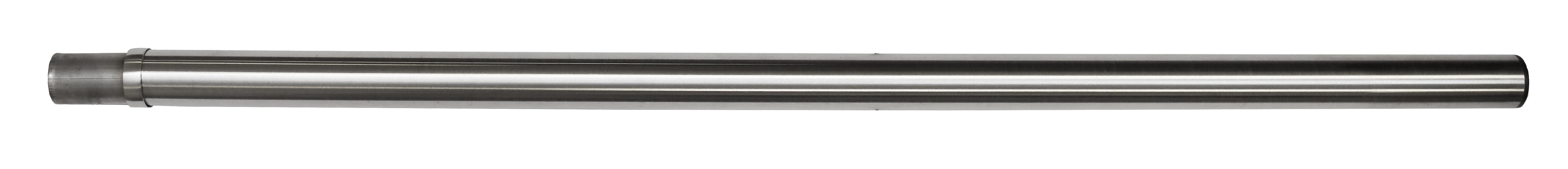 Ritefit Rail 38mm Modular System 1000mm Swaged tubing with one end dress ring Brushed Stainless Steel