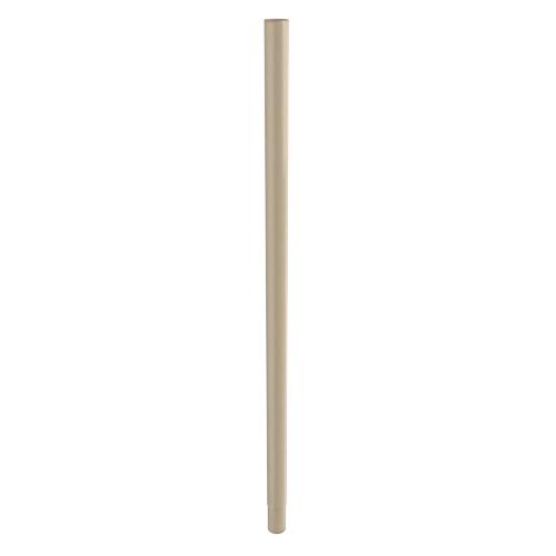 Ritefit Rail 38mm Modular System Swaged tubing with one end dress ring 1000mm Almond Ivory
