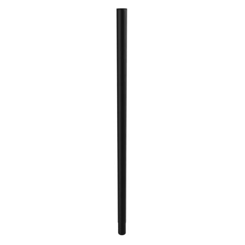 Ritefit Rail 38mm Modular System 1000mm Swaged tubing with one end dress ring Matte Black