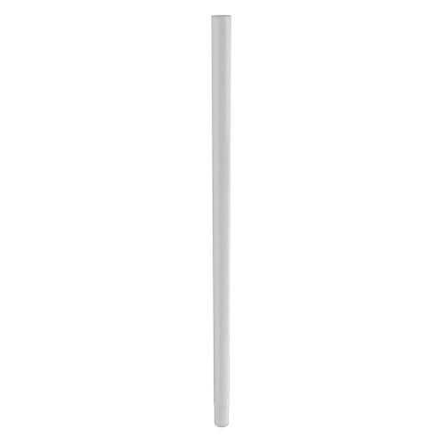 Ritefit Rail 38mm Modular System 1000mm Swaged tubing with one end dress ring White