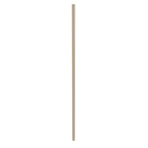 Ritefit Rail 38mm Modular System 1900mm Swaged tubing with one end dress ring Almond Ivory