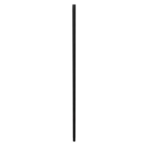 Ritefit Rail 38mm Modular System 1900mm Swaged tubing with one end dress ring Matte Black