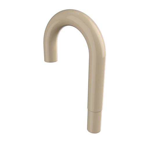 Ritefit Rail 38mm Modular System 300mm Hook end swaged with dress ring Almond Ivory