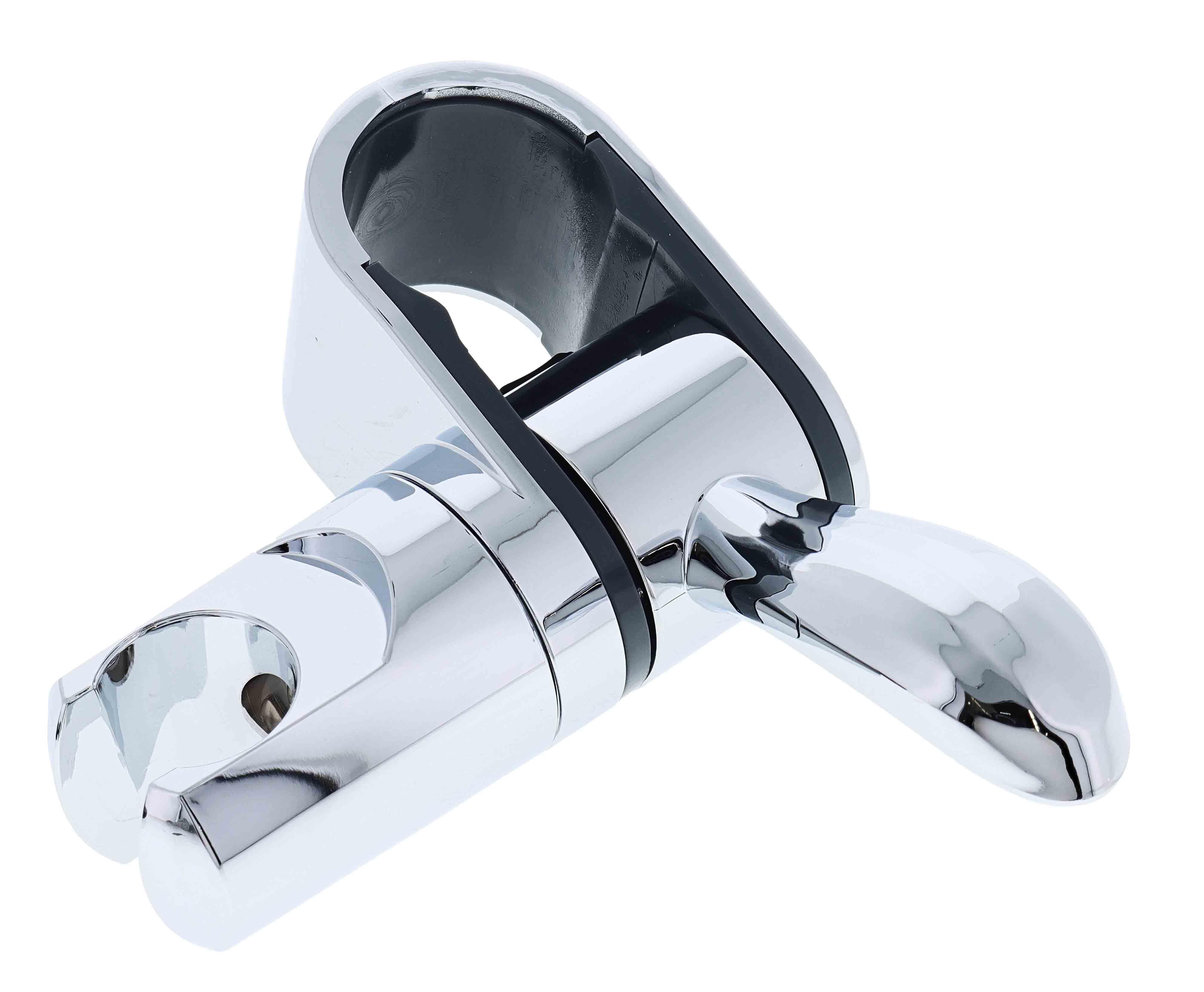 Shower Slider, Fits 32MM Tube, With Lever Release Slider Operation, Chrome Plated