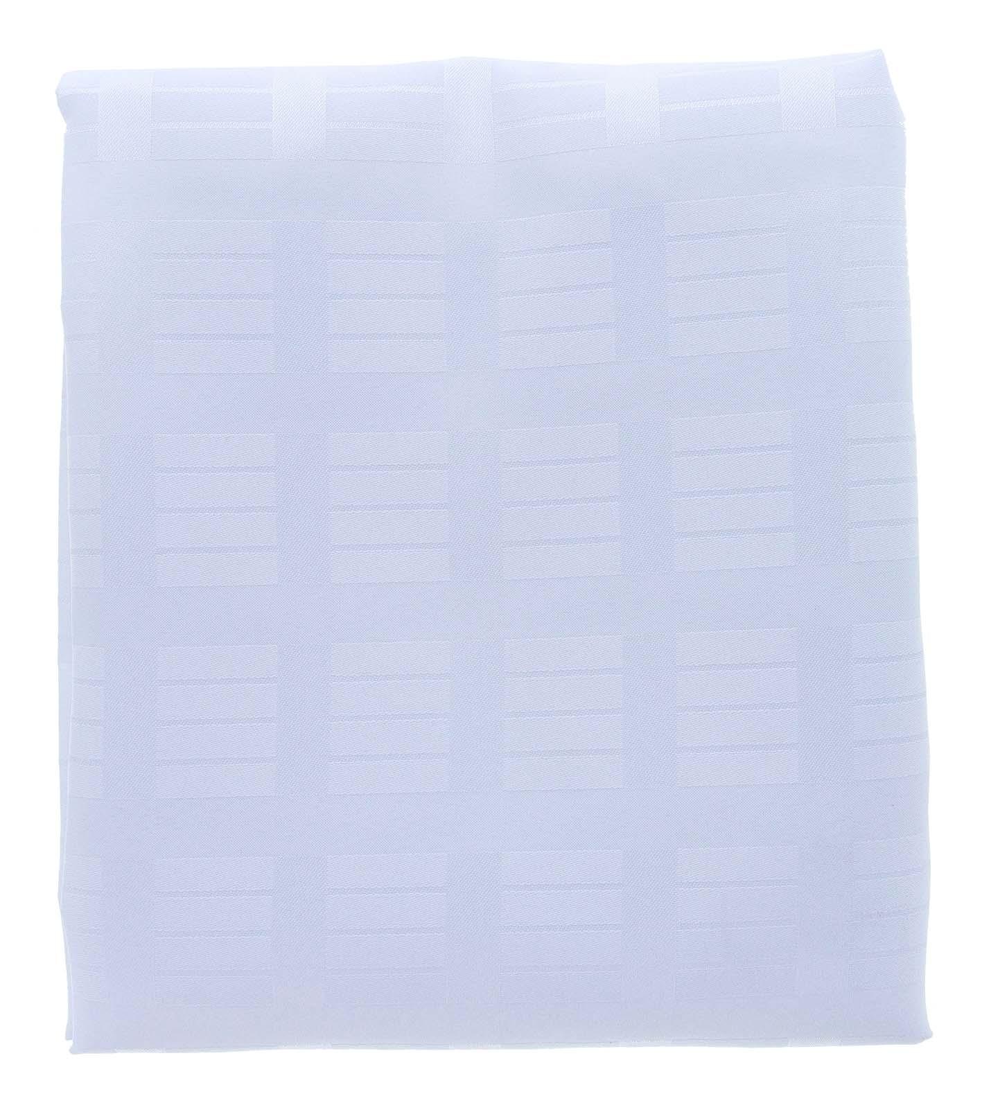 S/CURTAIN WHITE BOX STRIPE 1880Dx1500W