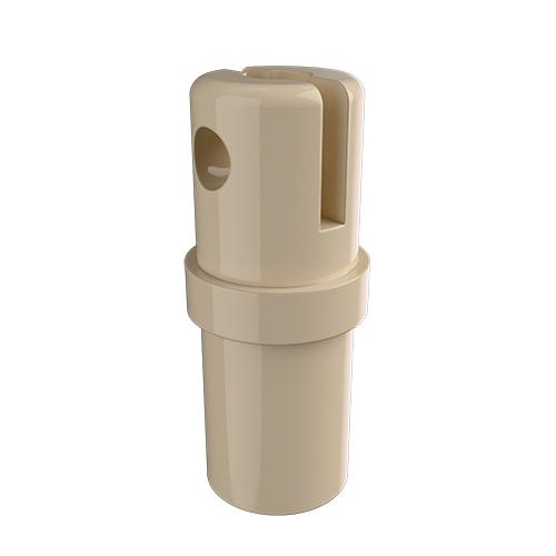 Ritefit Rail 38mm Modular System Multi purpose adaptor budget version insert only Almond Ivory