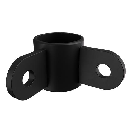 Ritefit Rail 38mm Modular System Mid rail adaptor right angled model made to suit centred leg fixing Matte Black