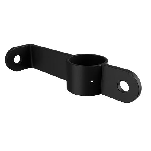Ritefit Rail 38mm Modular System Mid rail adaptor right angled model made to suit centred leg fixing Matte Black