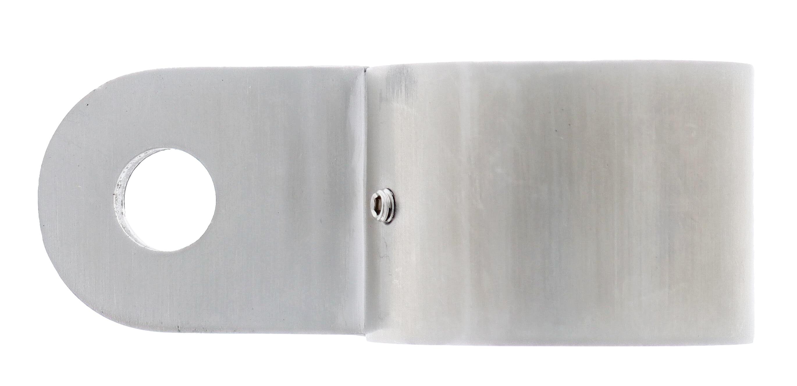 Ritefit Rail 38mm Modular System Mid rail adaptor single sided lug Brushed Stainless Steel